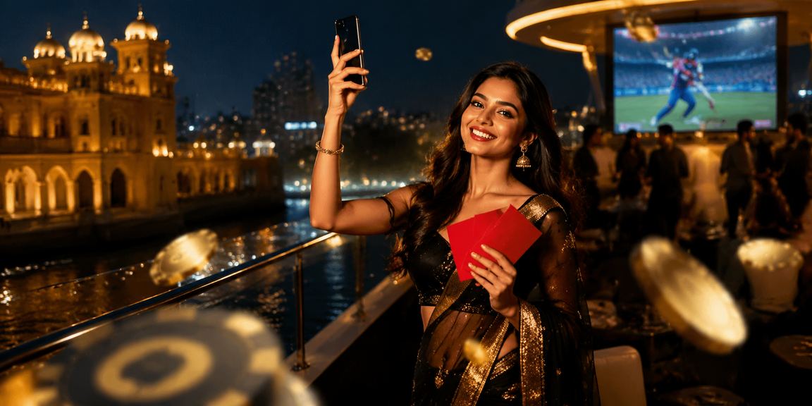 Indian sports betting enthusiast placing bets on mobile